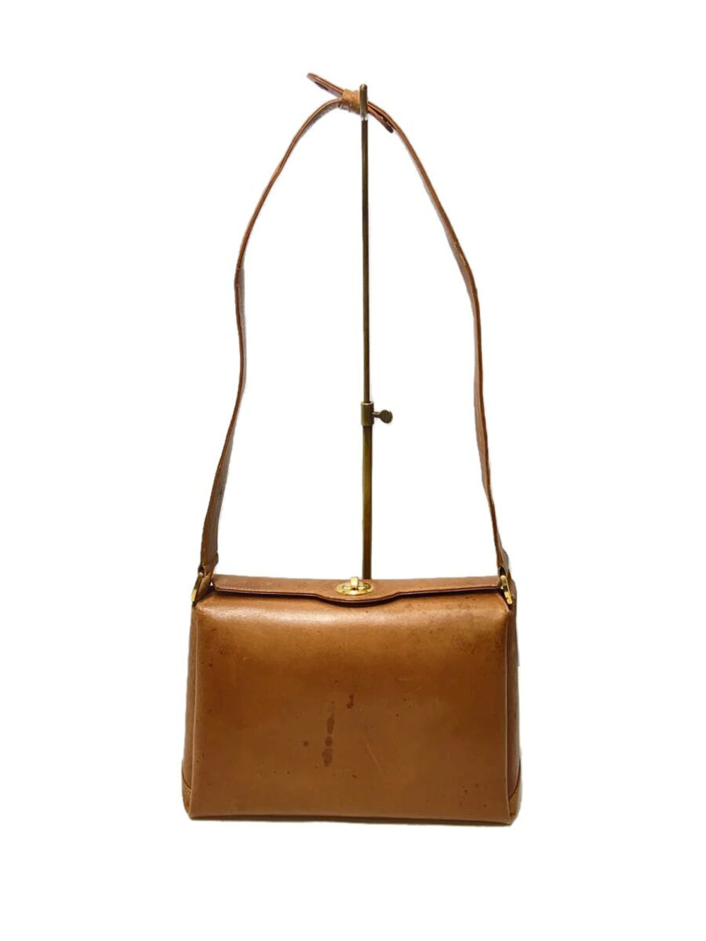 Gucci Handbag Leather Camel Brown